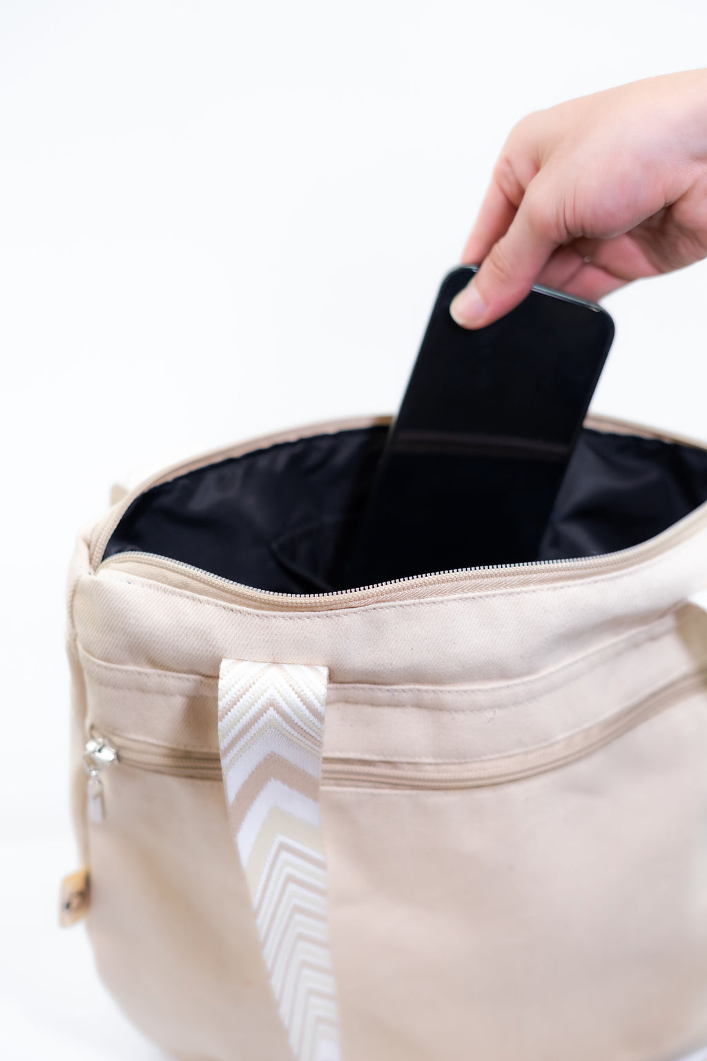 Tote Bag Basic Correa Dorado