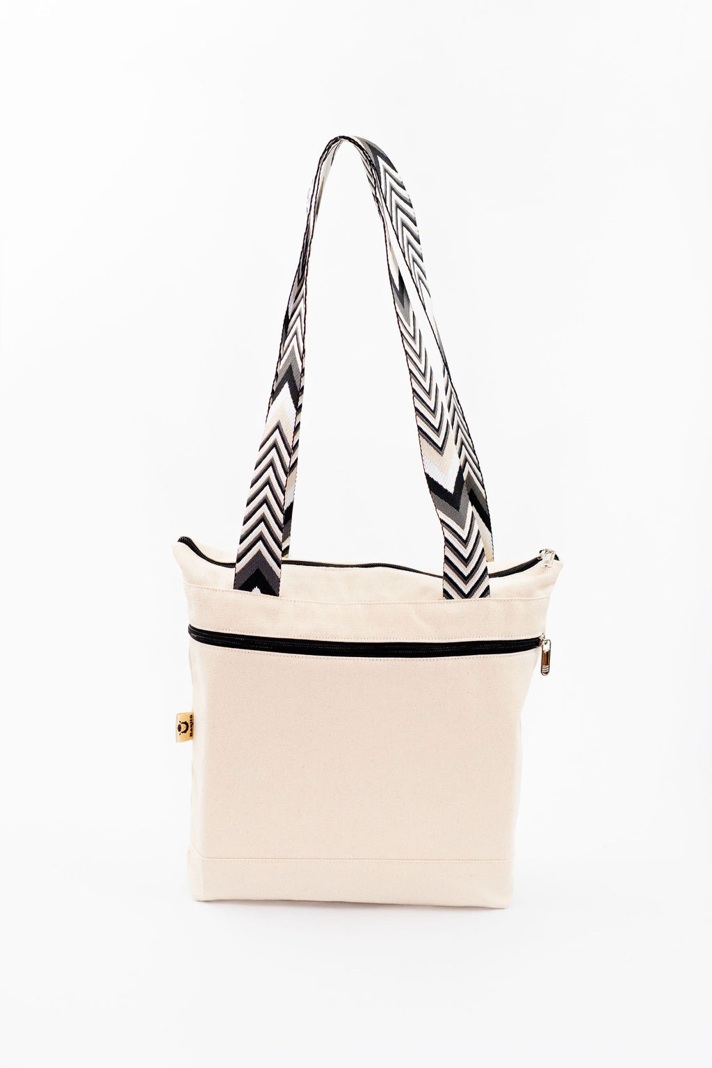 Tote Bag Basic Correa Negra