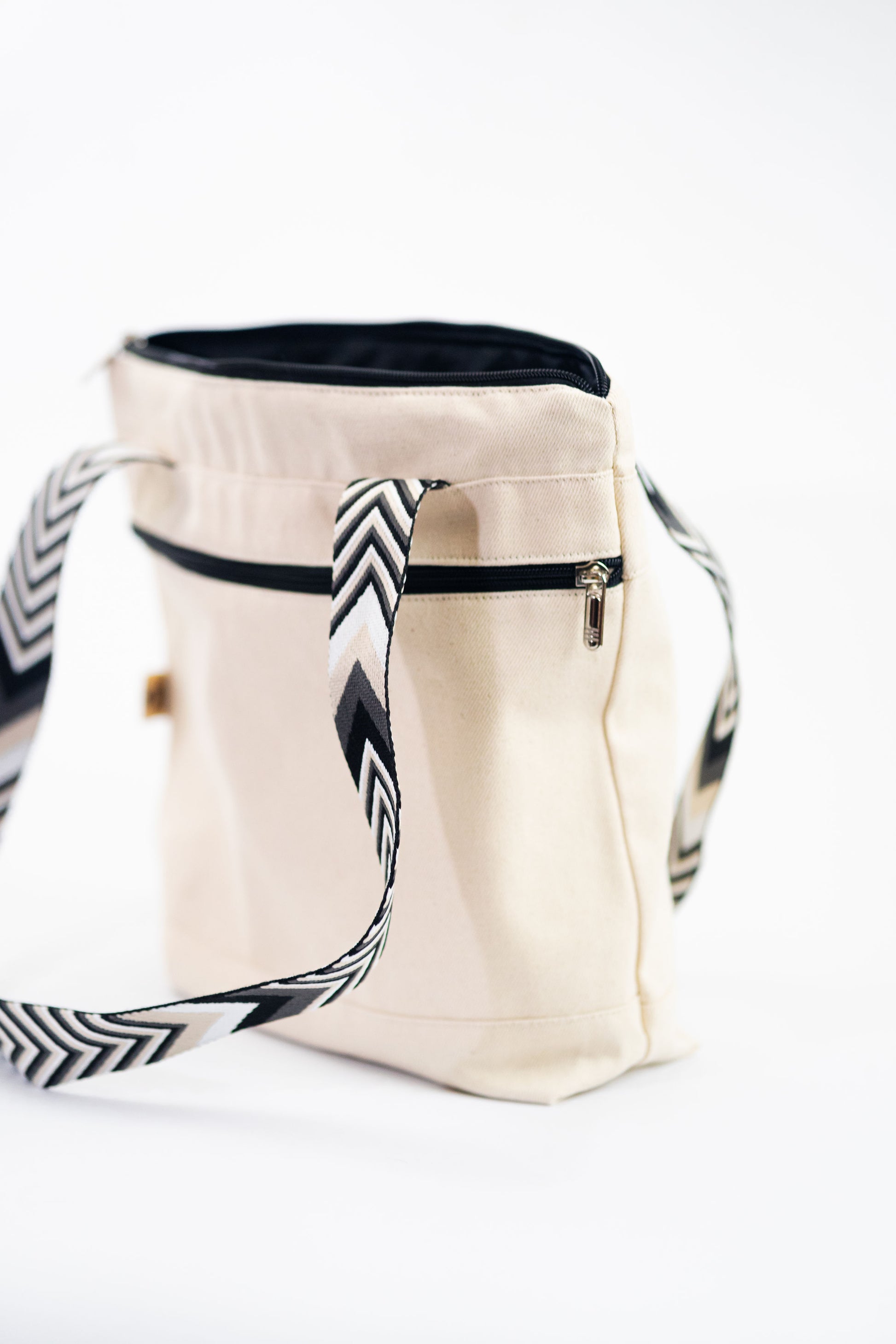 Tote Bag Basic Correa Negra